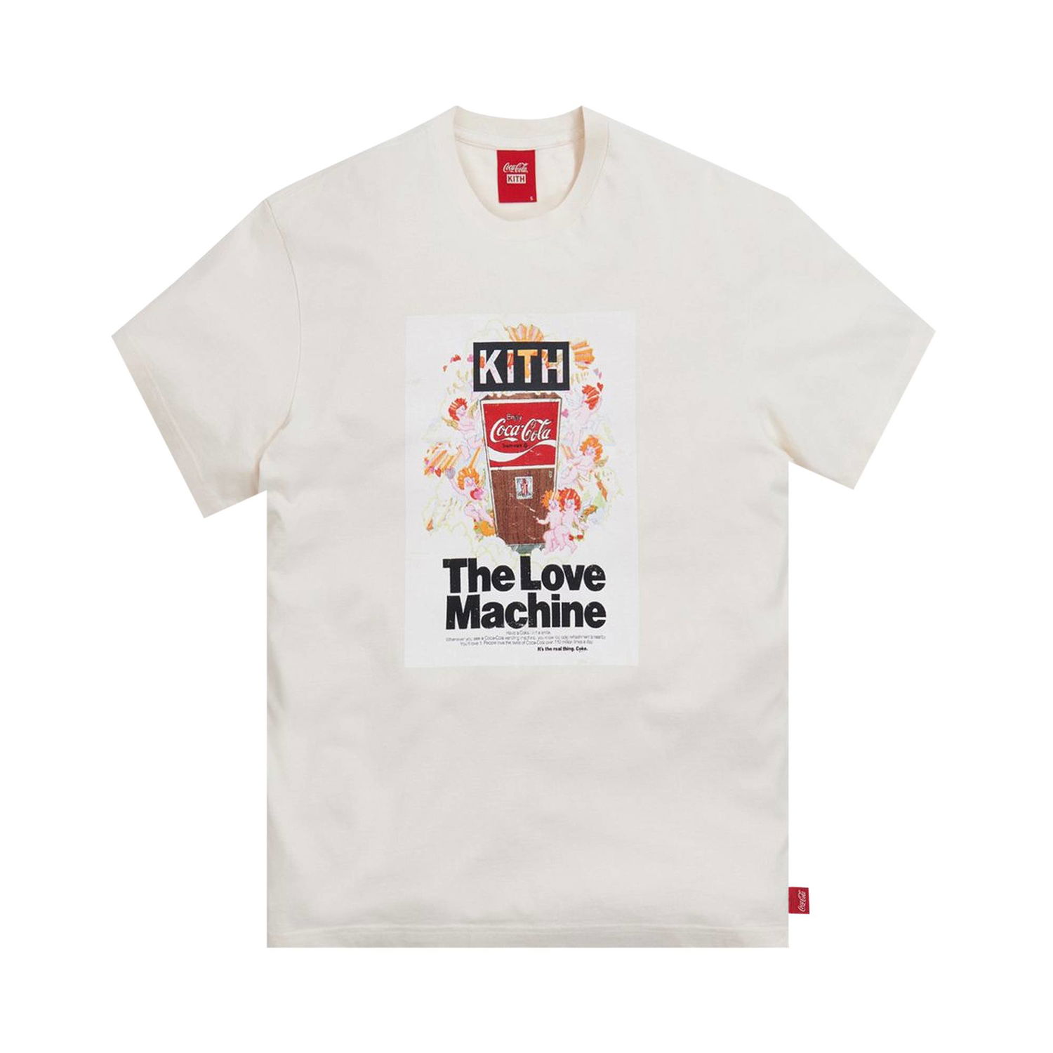 Тениска KITH x Coca-Cola Love Machine Vintage Tee Бяло | KH3875 104, 1