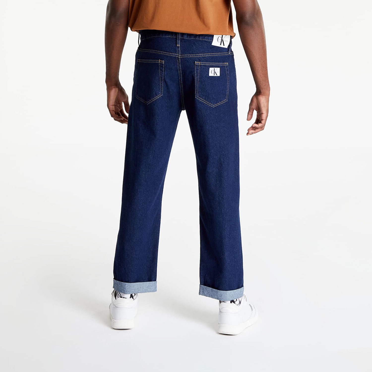 Дънки CALVIN KLEIN 90S Straight Denim Rinse Тъмно синьо | J30J321430 1AP, 1
