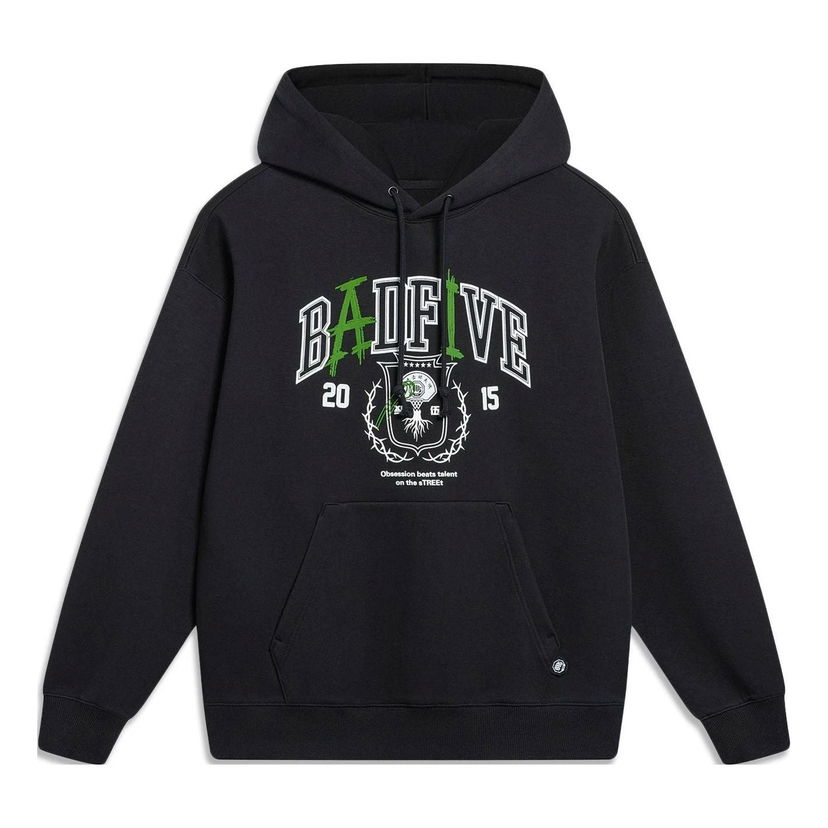 Суитчър Li-Ning Graphic Hoodie Черно | AWDT475-1
