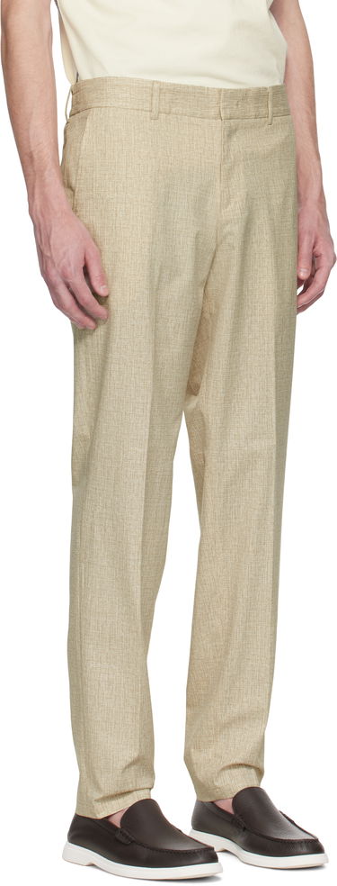 Панталони BOSS BOSS Formal Water-Repellent Trousers Бежово | 50539484, 1