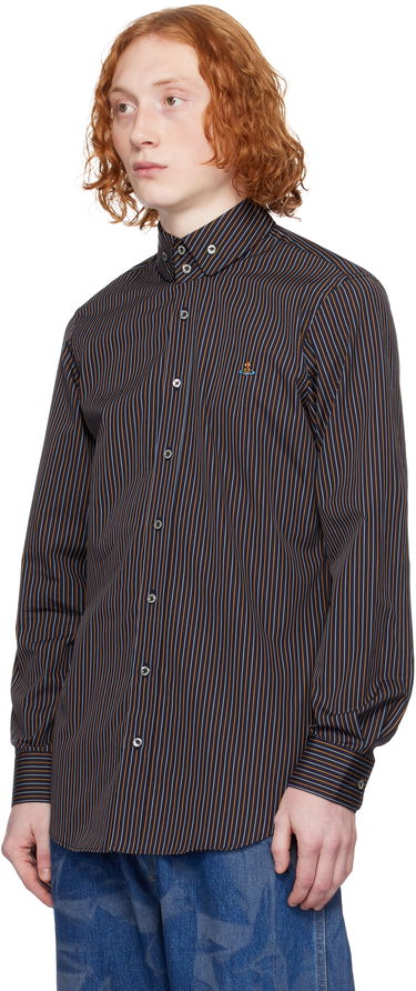 Риза Vivienne Westwood Vivienne Westwood Two Button Krall Striped Shirt Многоцветен | 24010005-W0127-, 3