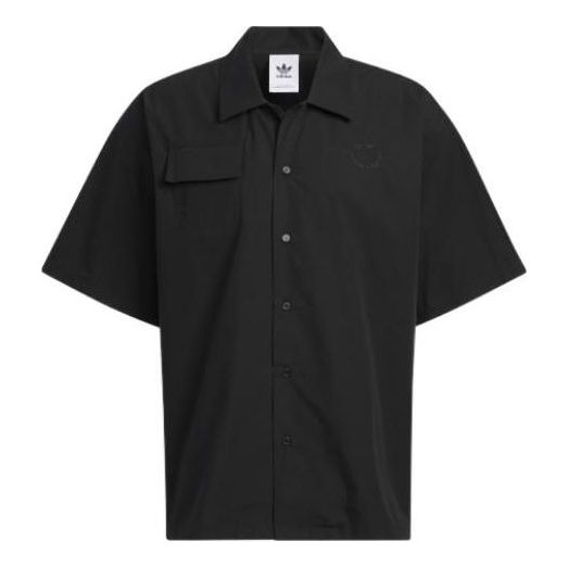 Риза adidas Originals Originals Speed Short Sleeve Shirt Черно | HU1238