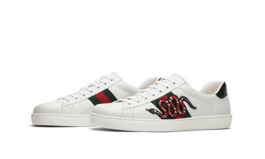 Кецове и обувки Gucci Ace Embroidered Бяло | 456230 A38G0 9064, 2