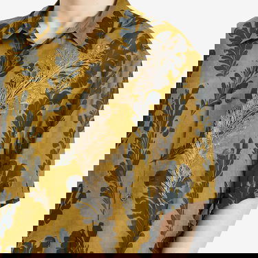 Риза Dries Van Noten Dries Van Noten Cassidye Vacation Shirt, Size Large Кафяво | 251-020751-1004-205, 5