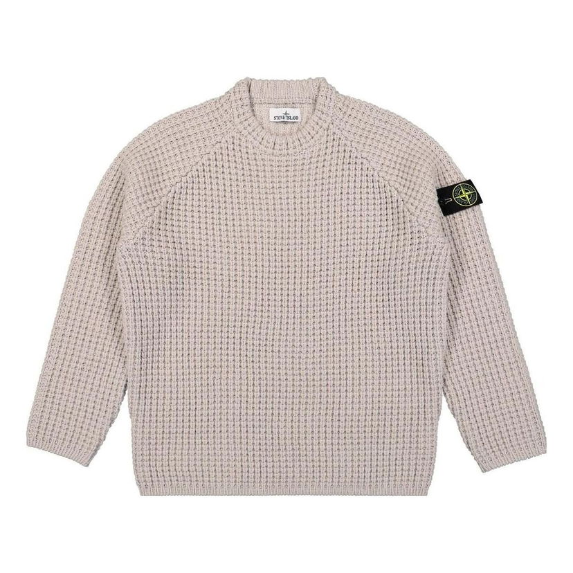 Пуловер Stone Island Waffle Knitted Sweater Бежово | 7915502D5-V0097