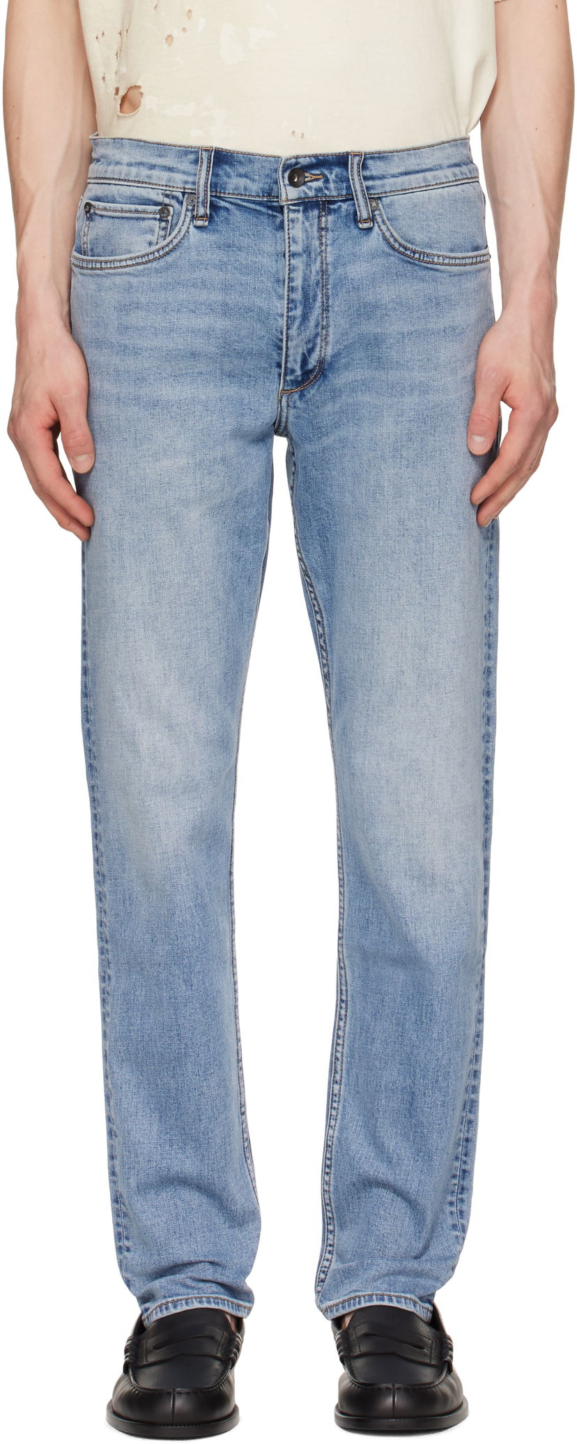 Дънки rag & bone rag & bone Fit 2 Authentic Stretch Jeans Синьо | MED25P1223ASFV