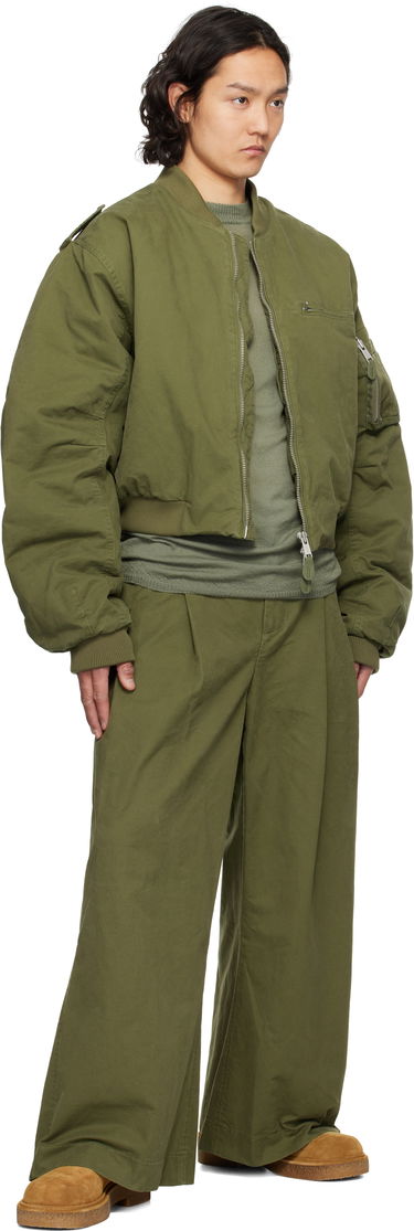 Яке бомбър Entire Studios Entire Studios A-4 Bomber Jacket Зелено | ESU-S25-1008-AR, 3