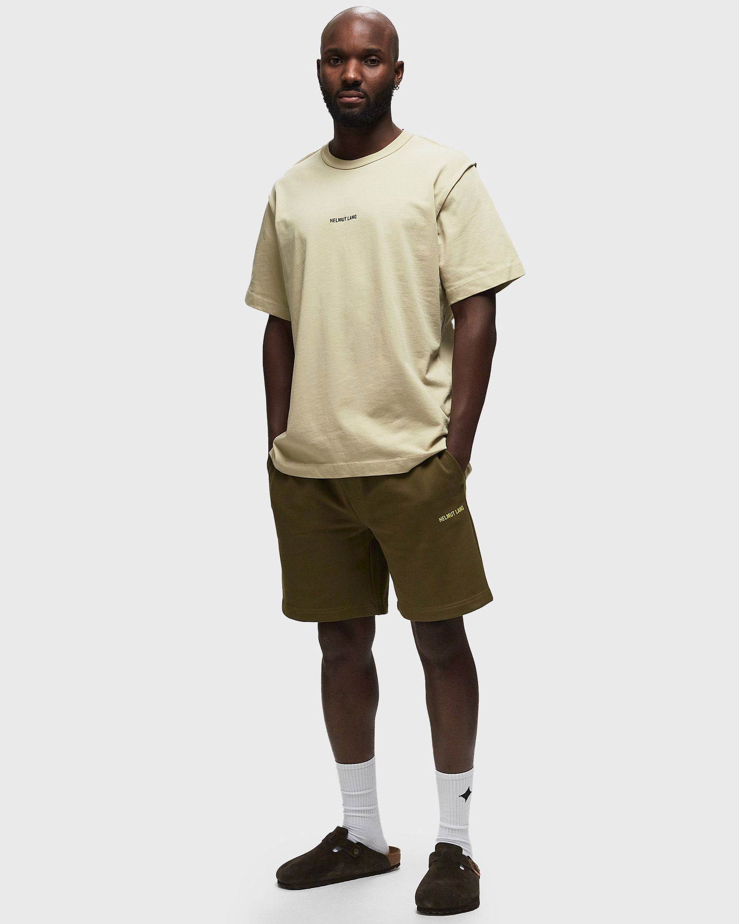 Къси панталони Helmut Lang Outer Sp Short3 Sport Shorts Зелено | N09HM213, 1