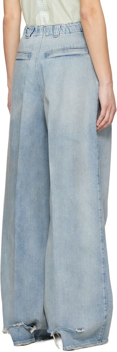 Дънки Maison Margiela Maison Margiela 5 Pocket Wide Leg Jeans Синьо | S51KA0605 S30383, 2