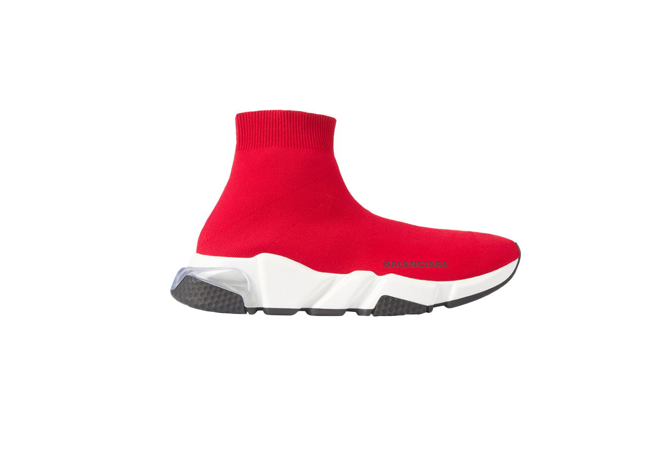 Кецове и обувки Balenciaga Speed Clearsole Червено | 607543W05GG6591, 0