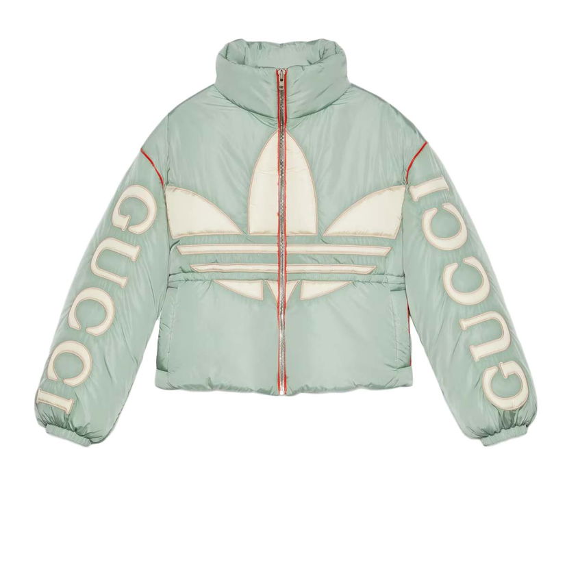 Яке бомбър Gucci adidas x Nylon Bomber Mint Green Зелено | 714849 ZALFL 3521