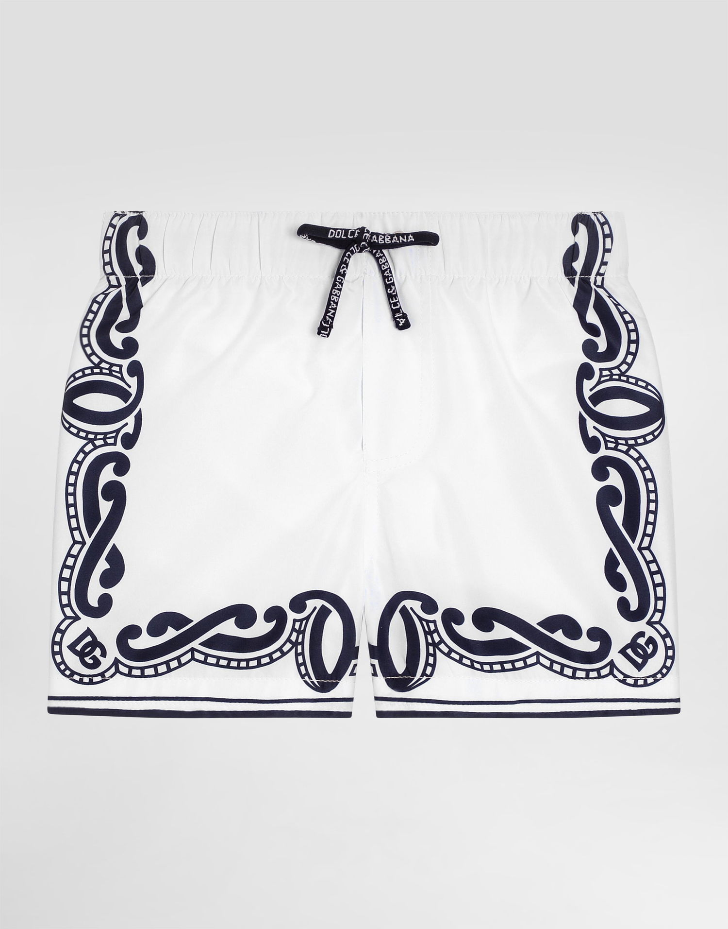 Бански Dolce & Gabbana Dolce & Gabbana Bandanna Print Swim Trunks Бяло | L1J818ON04NHA9RB, 0