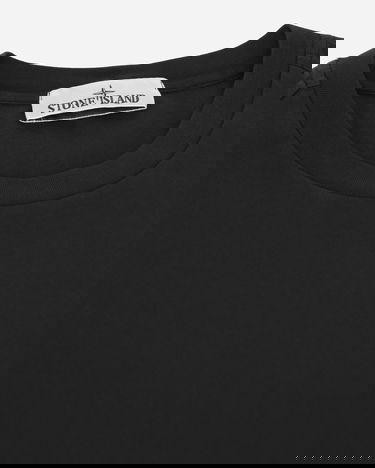 Тениска Stone Island Garment Dyed Logo Черно | 791524113 A0029, 8