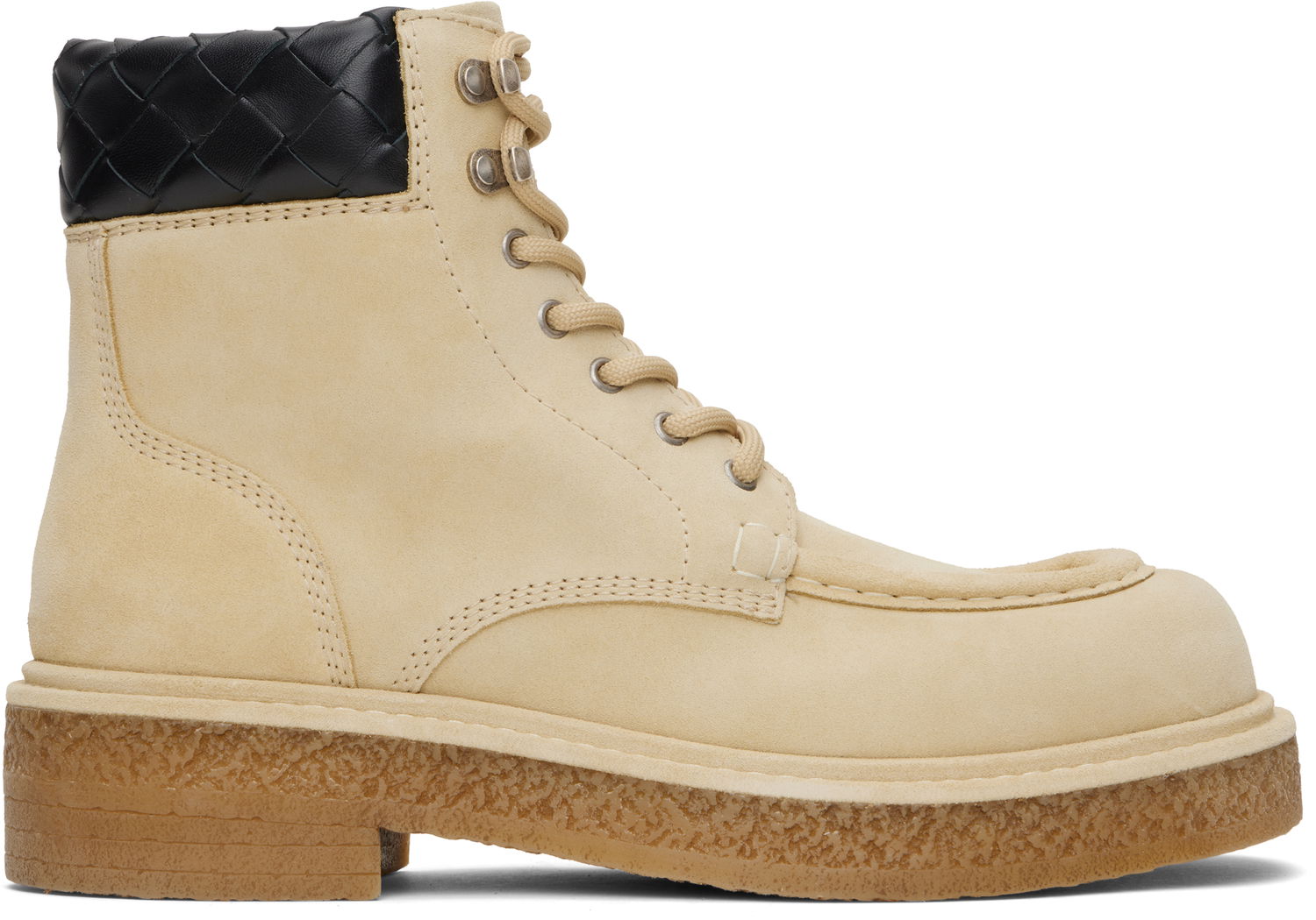 Облекло Bottega Veneta Bottega Veneta Haddock Lace-Up Ankle Boots Бежово | 806864 V4PR1 2529, 0