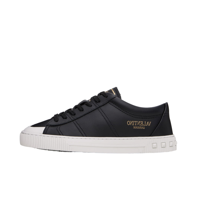 Garavani Cityplanet Calfskin Sneakers "Black"
