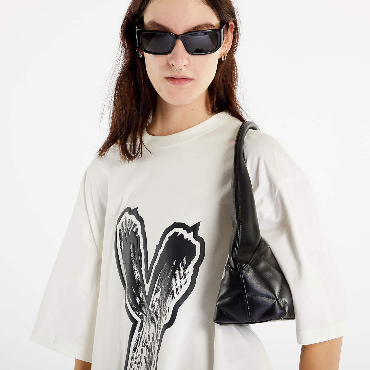 Тениска Y-3 Graphic Logo T-Shirt Бежово | HY1272, 0