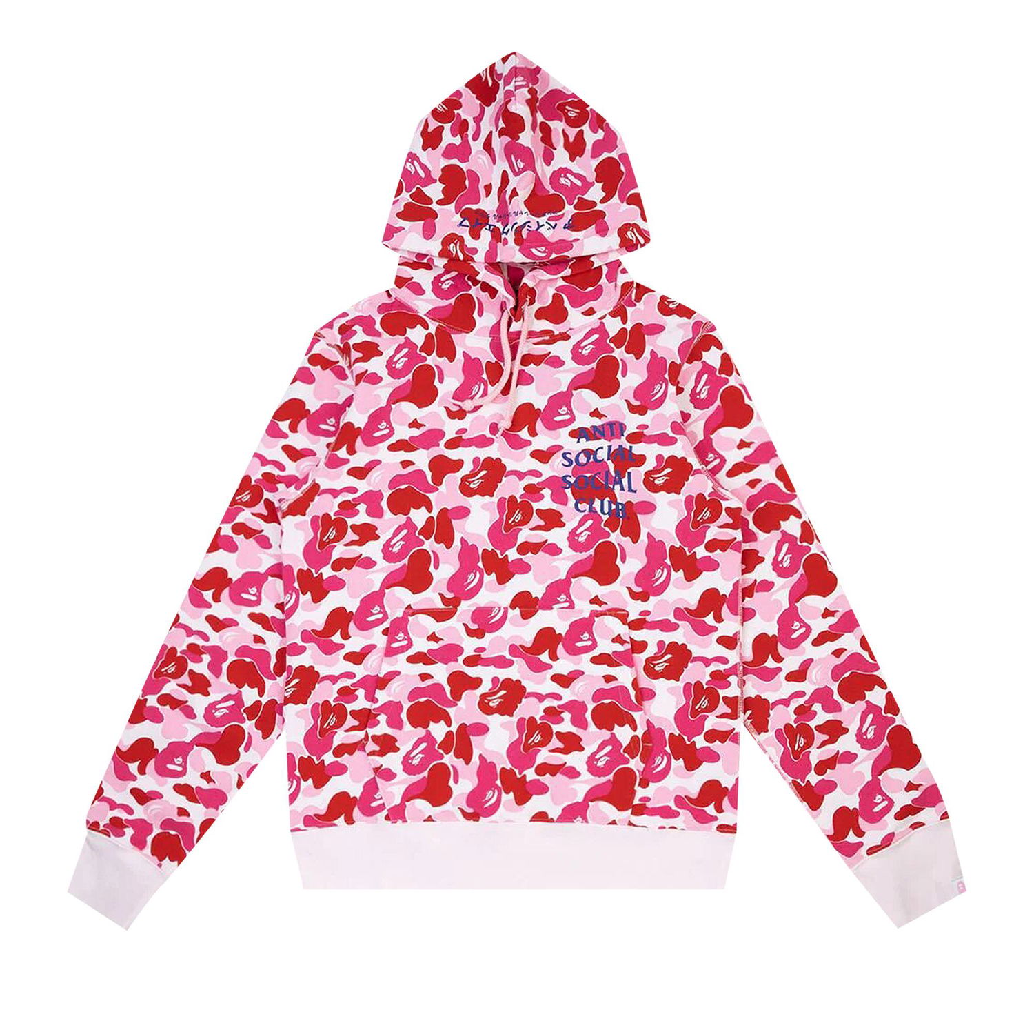 Суитчър BAPE x Anti Social Social Club ABC Camo Pullover Hoodie Розово | 1G23 114 913 PINK, 1