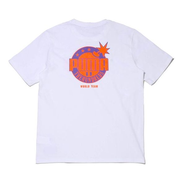 Тениска Puma The Hundreds Logo Print T-Shirt Бяло | 596750-02