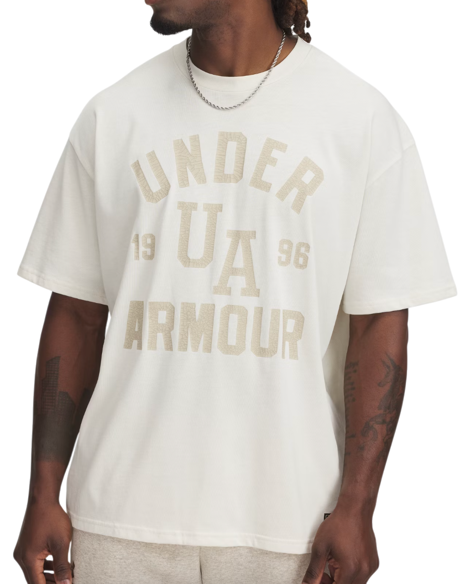 Тениска Under Armour Under Armour HW Varsity Oversized T-Shirt Бяло | 1390179-279, 0