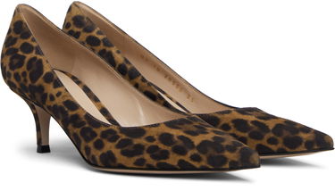 Кецове и обувки Gianvito Rossi Leopard Print Suede Gianvito 55 Pumps Многоцветен | G20336-55RIC-CMD, 3