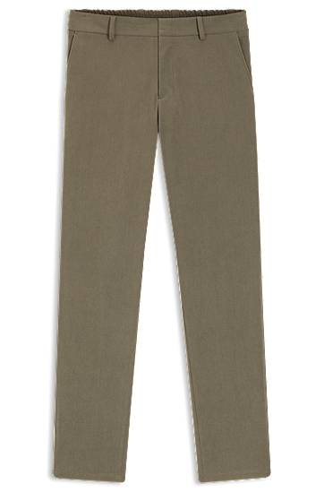 Slim-fit trousers in stretch corduroy