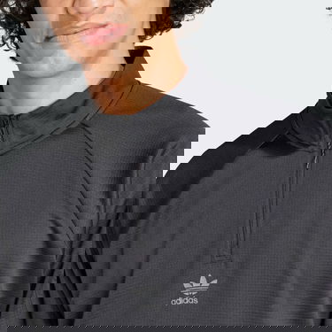 Суитчър adidas Originals 1/4 Zip Top Черно | IZ3282, 5