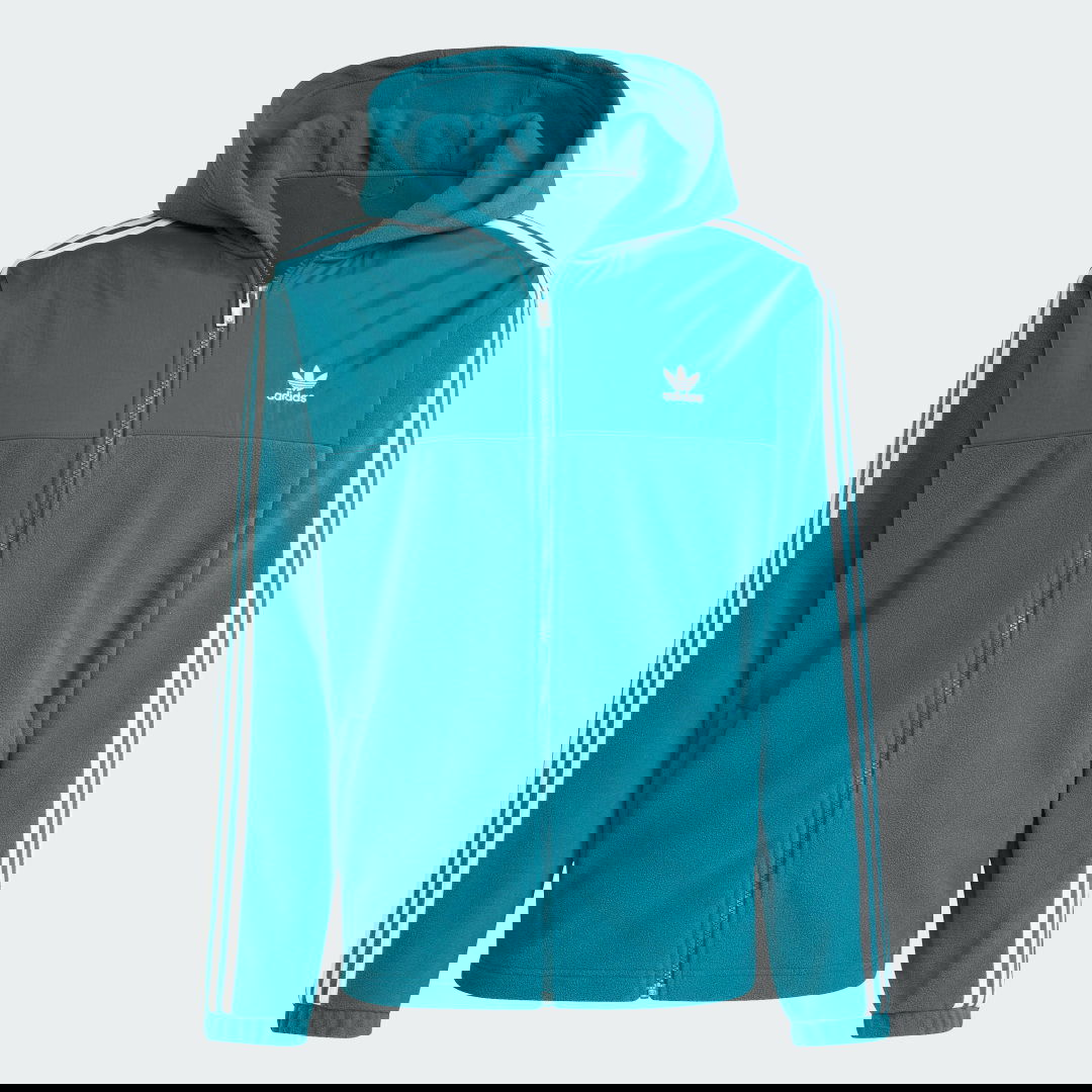 Суитчър adidas Performance Adicolor 3-Stripes Teddy Fleece Hoodie Зелено | IZ2488, 1
