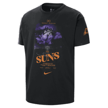 Тениска Nike NBA Suns Courtside T-Shirt Черно | HJ2701-010, 3