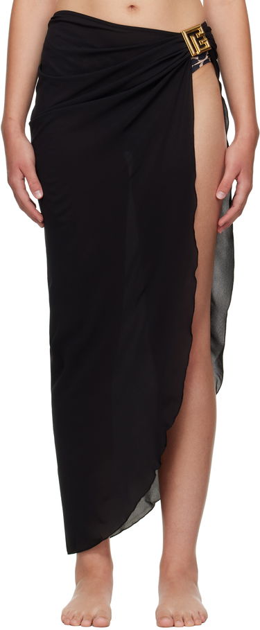 Бански Balmain Balmain Long Cover-up Skirt Черно | BKG462220, 0