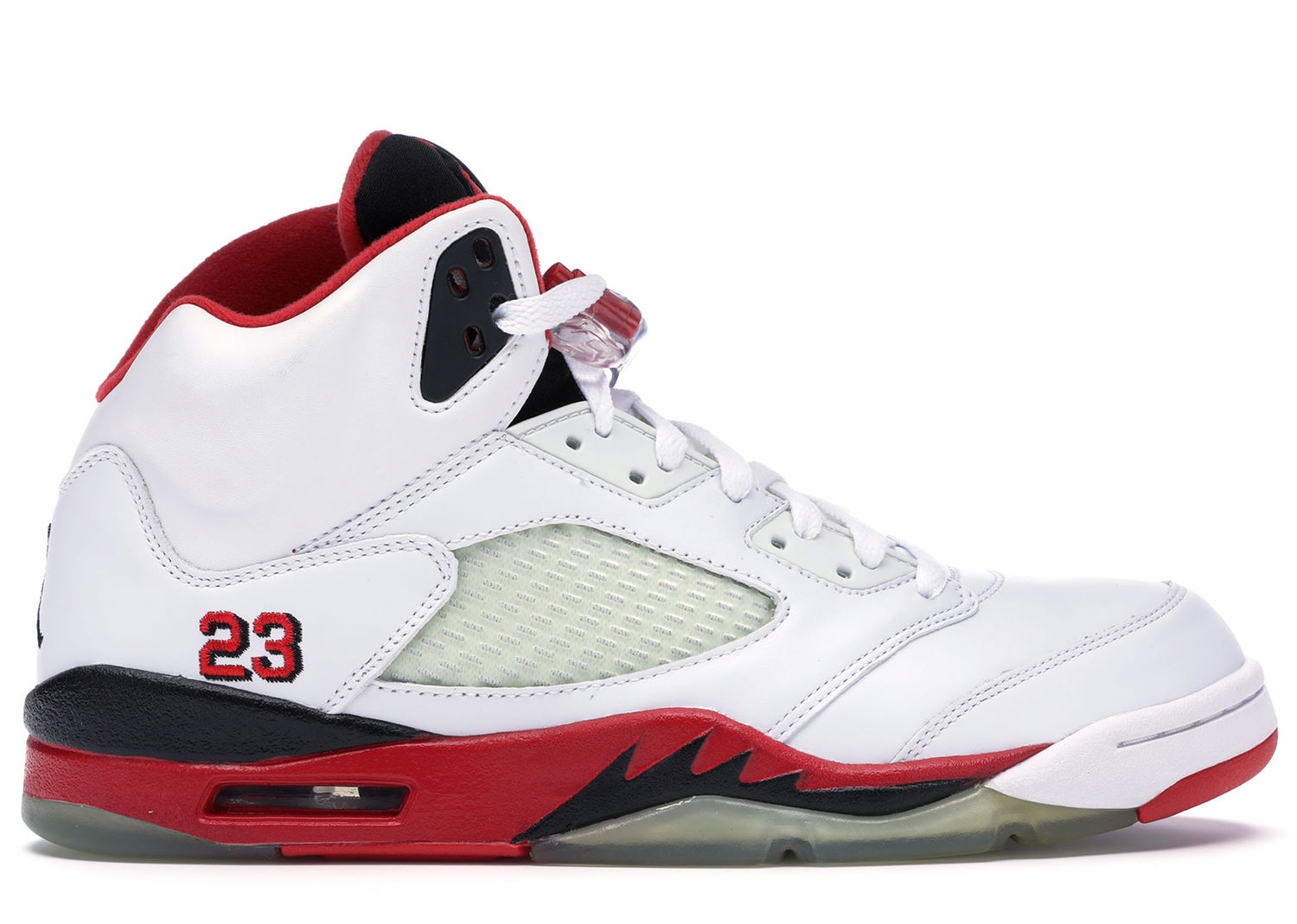 Кецове и обувки Jordan Jordan 5 Retro "Fire Red" (2006) Бяло | 136027-162, 0