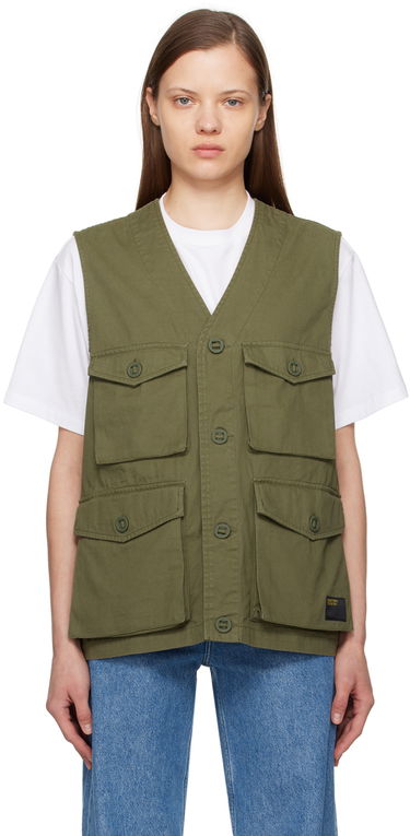 Жилетка Carhartt WIP Utility Cotton Canvas Vest Зелено | I032980 1YS4G, 0