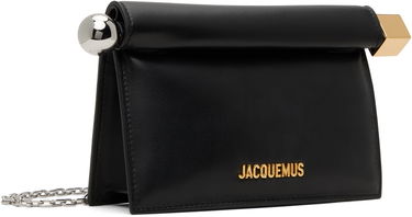 Дамска чанта Jacquemus Les Sculptures 'La petite pochette rond carré' Pouch Черно | 24E241BA392-3171, 1