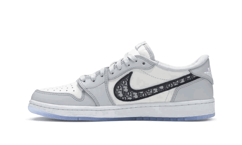 Кецове и обувки Jordan Dior x Air Jordan 1 Low Сиво | CN8608-002, 0