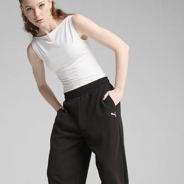Спортни панталони Puma WARDROBE ESS Relaxed Fit Sweatpants Черно | 629753_01, 4