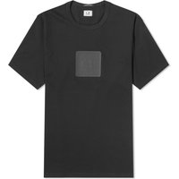 Тениска C.P. Company Mercerized Logo T-Shirt Черно | 15CLTS197A-006370W-999, 1
