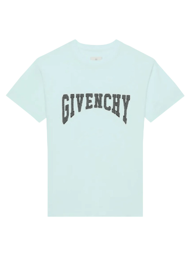 Тениска Givenchy Slim Fit Print T-Shirt Синьо | BM716G3Y7M 466