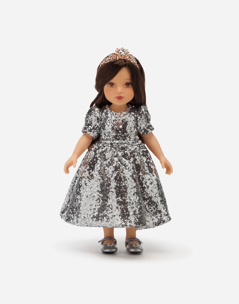 Flexstyle Dolce & Gabbana Sequined Doll Dress Металик | LCJA21G7VAZS9000