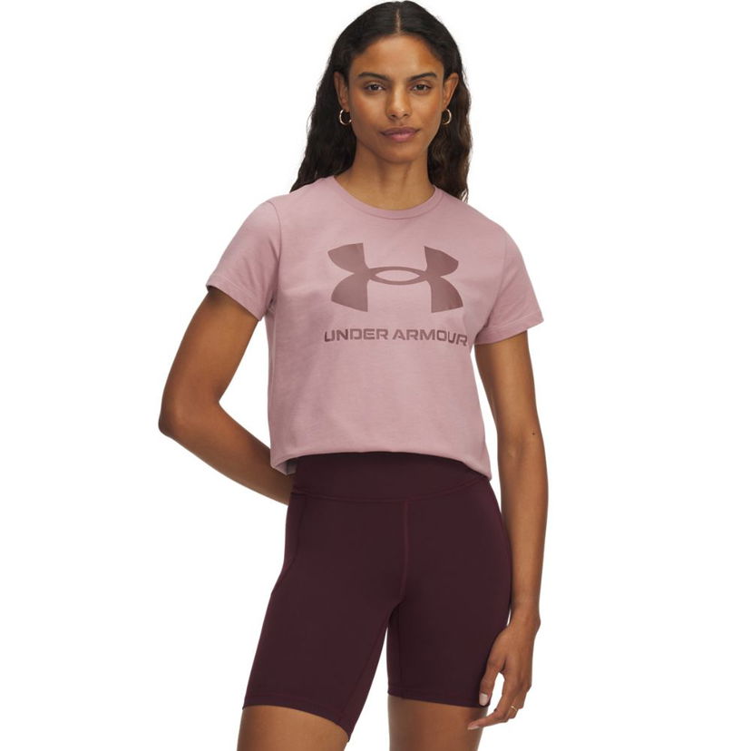Тениска Under Armour Under Armour Sportstyle Crop T-Shirt Розово | 1356305-673