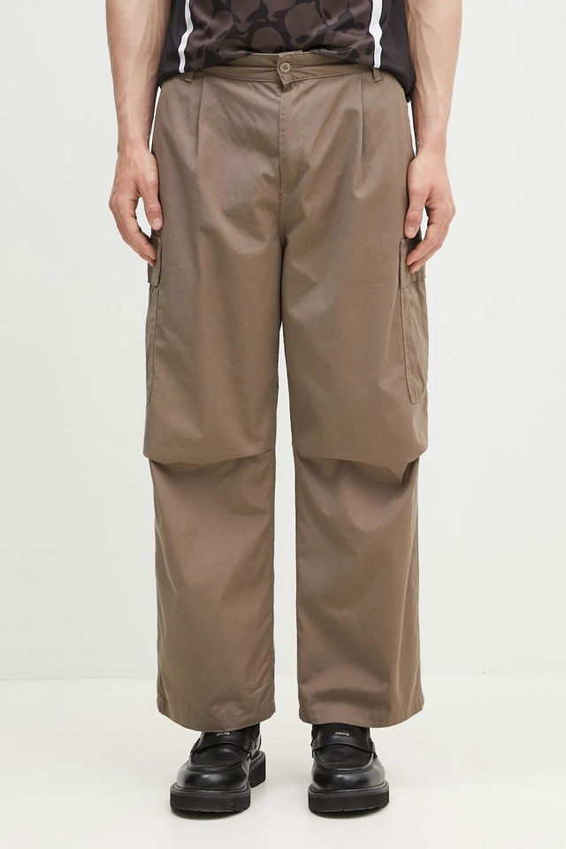 Cole Pleated Cargo Cotton Pants