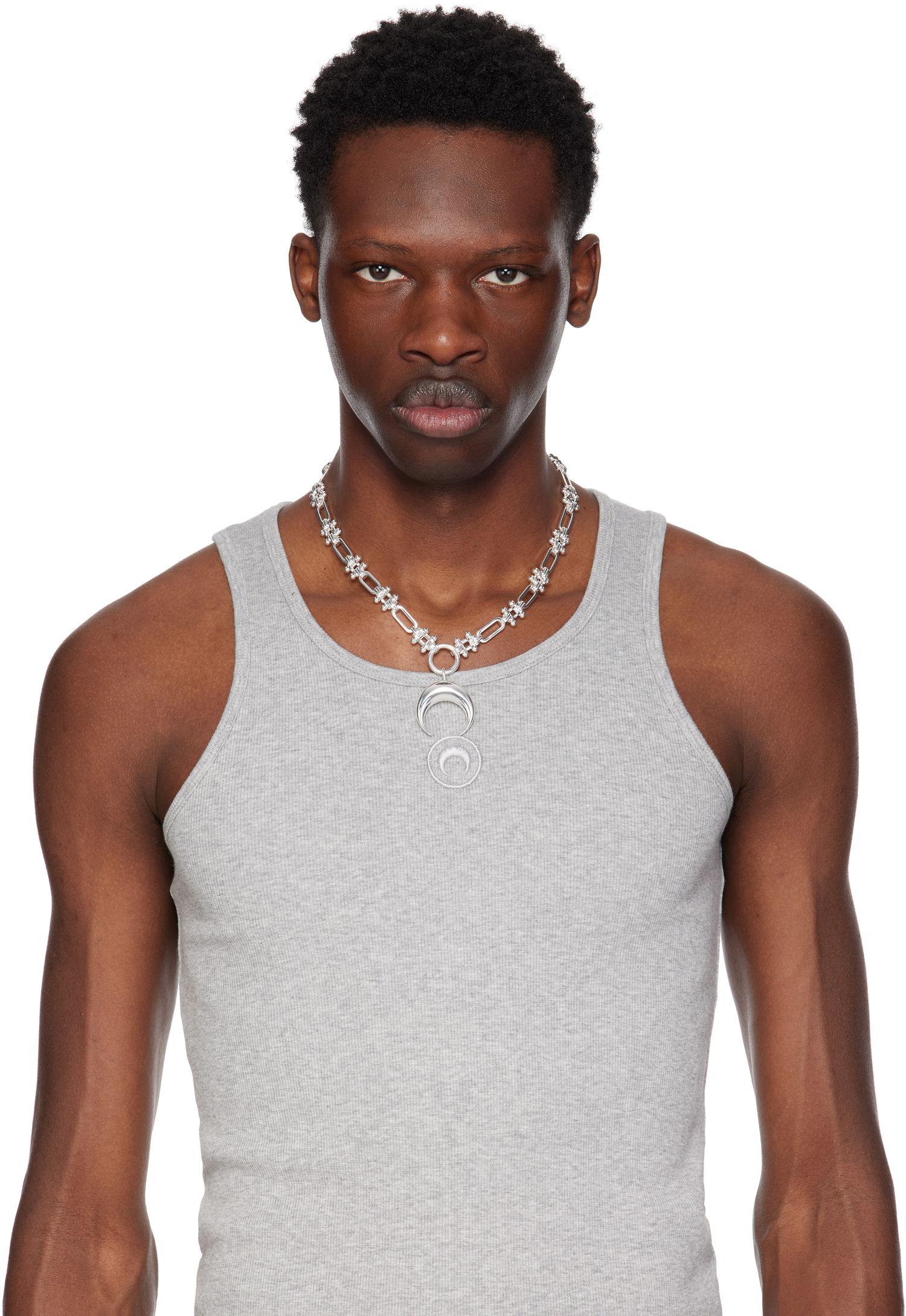 Колие Marine Serre Marine Serre Moon Charm Necklace Металик | UJW105A RMET0001, 1