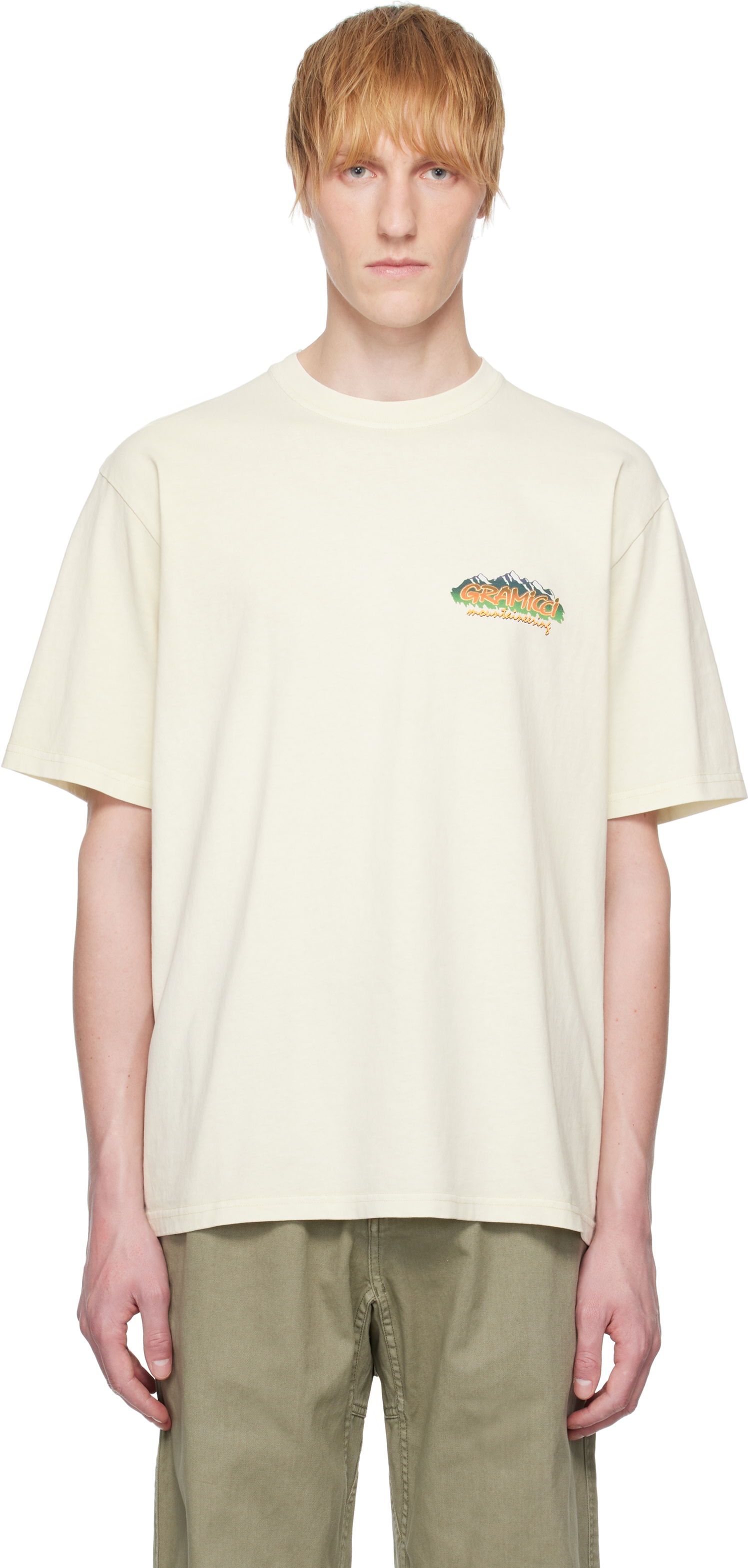Тениска GRAMICCI Gramicci Mountaineering T-Shirt Бежово | G5SU-T168, 0
