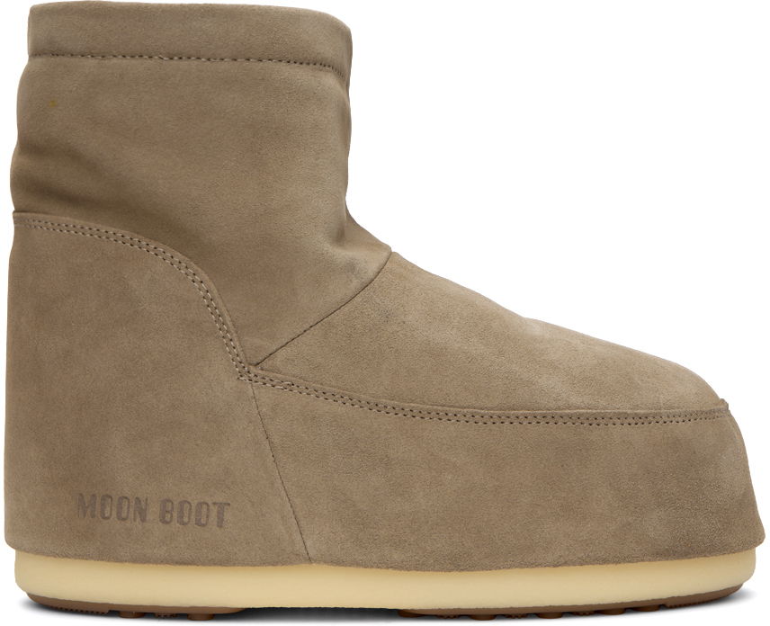 Кецове и обувки Moon Boot Taupe Icon Low Nolace Boots Бежово | 14094000, 0