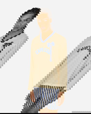 Пуловер Nike BODE x Mesh Jersey Cream/Blue Бежово | FJ8794-120, 3