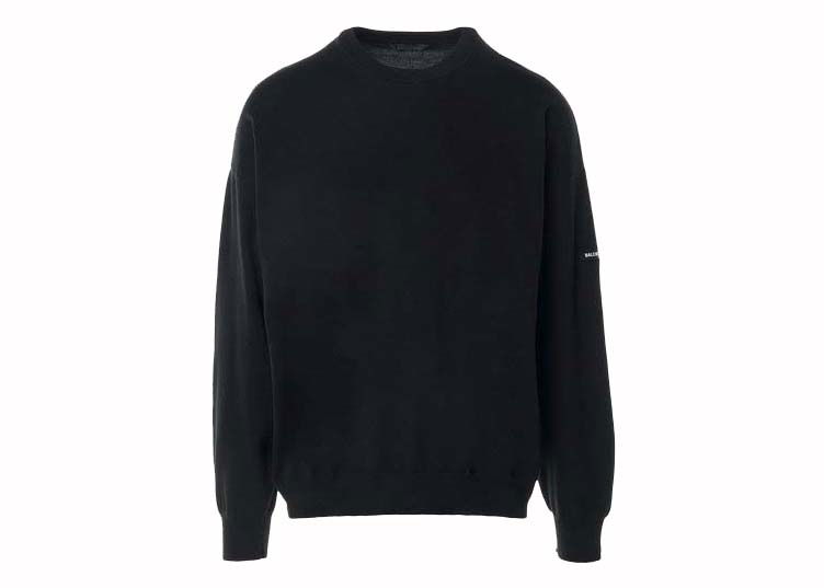 Пуловер Balenciaga Crewneck Sweater Black Черно | 788595T33151000, 0