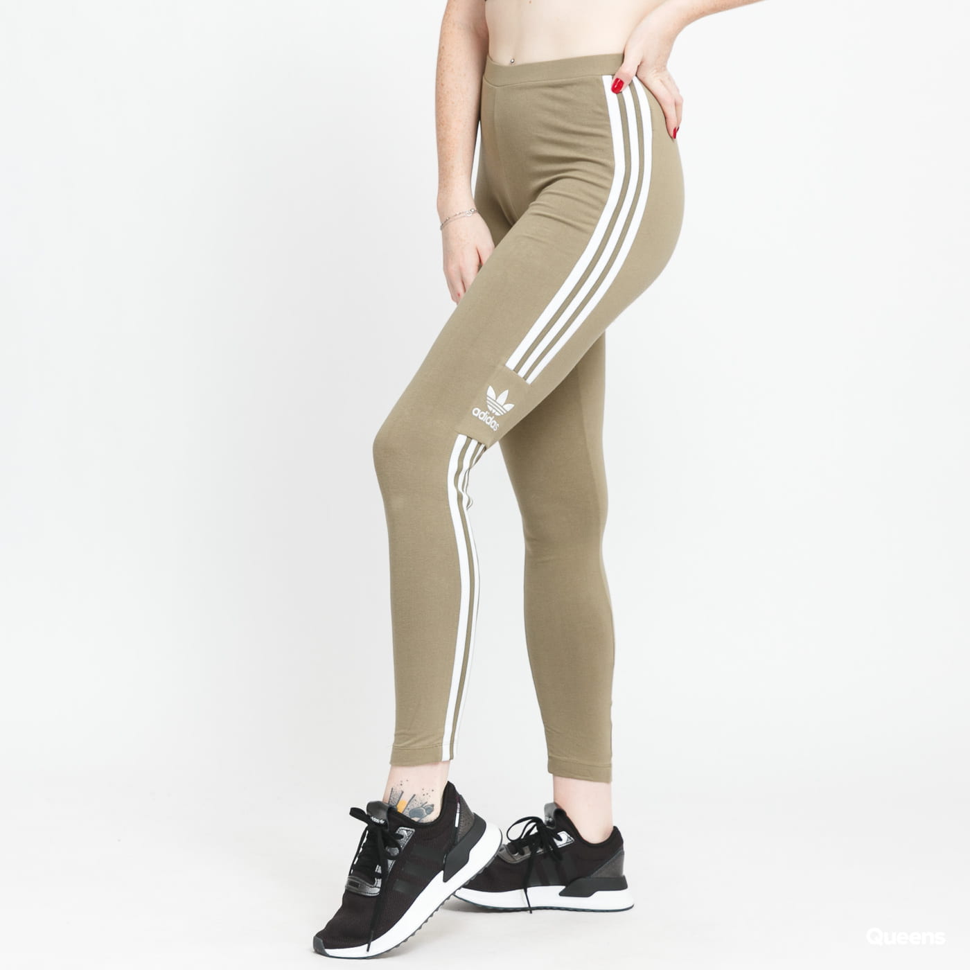 Клинове adidas Originals Trefoil Leggins Зелено | H35535, 0