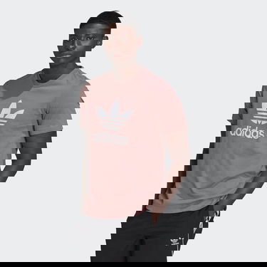 Тениска adidas Performance Adicolor Classics Trefoil Бургунди | HN5446, 0