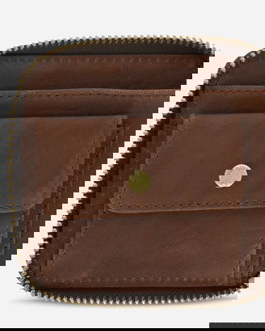 Портфейл visvim Bi-Fold Leather Wallet Кафяво | 0125203003028 1, 5