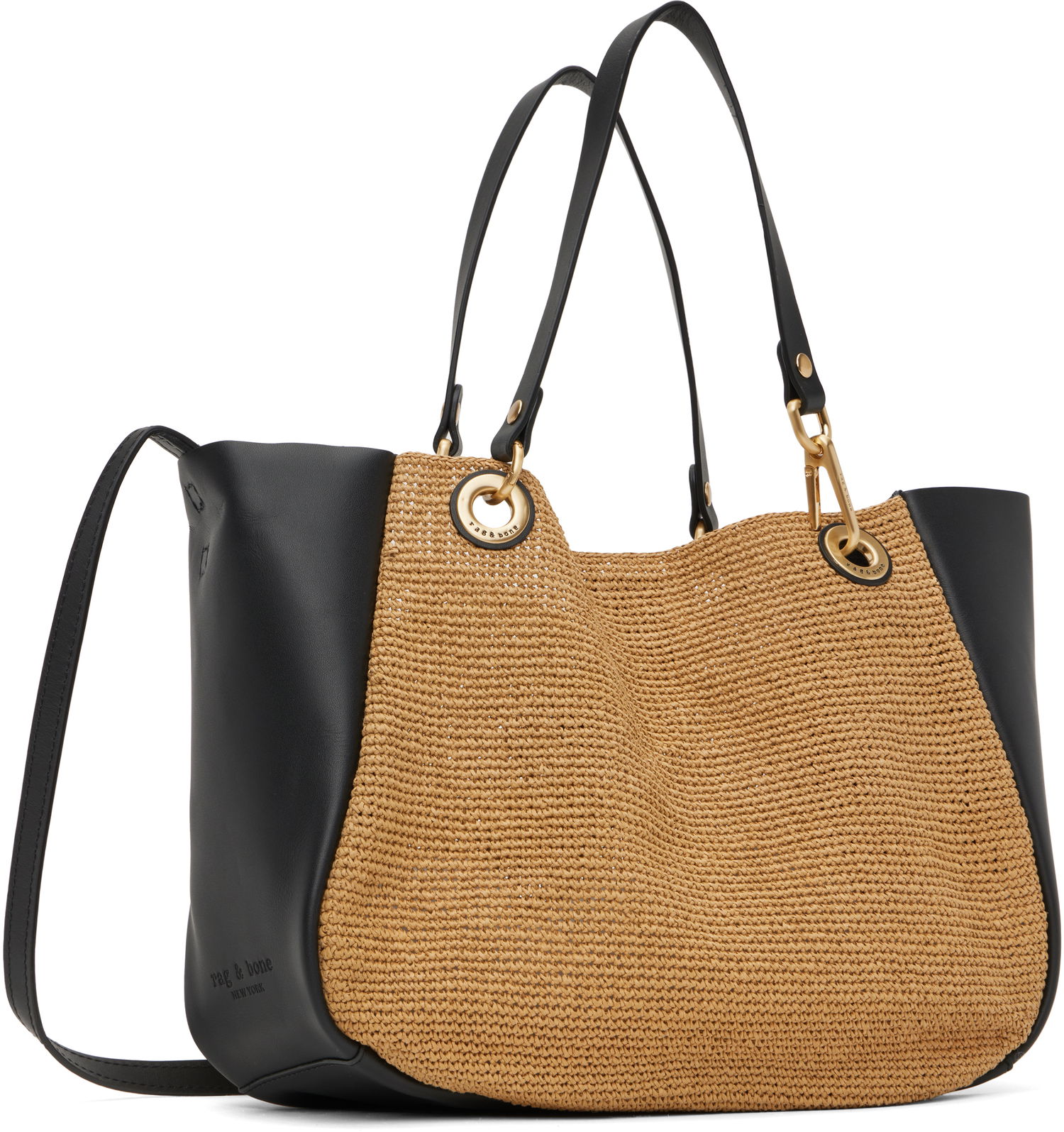 Голяма пазарска чанта rag & bone Rag & Bone Revival Summer City Tote Кафяво | WHH24HL1043PS43, 1