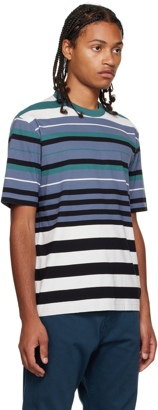 Тениска Paul Smith PS Paul Smith Stripe T-Shirt Многоцветен | M2R-220X-L21912-43, 1