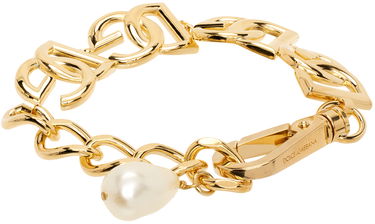Гривна Dolce & Gabbana Gold Logo Bracelet Металик | WBN6P2 W1111, 1